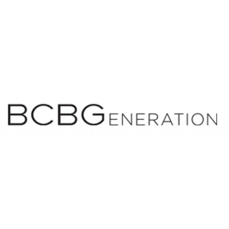 BCBGeneration Front Slit Woven Midi Skirt - TUC3297613