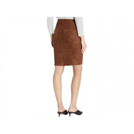 Liverpool Pencil Skirt in a Stretch Faux Suede