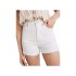 Madewell High-Rise Denim Shorts in Tile White