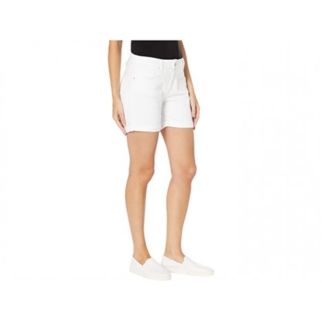 Mavi Jeans Pixie Boyfriend Shorts in White Tribeca