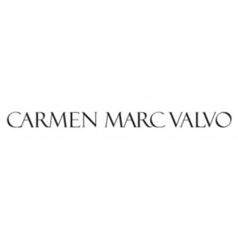Carmen Marc Valvo Halter Bikini Top w Ring Trim