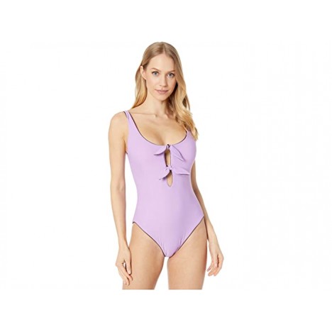 Kate Spade New York Solids Reversible Bunny Tie One-Piece