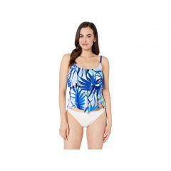 Maxine of Hollywood Swimwear Palm Party Tiered Tankini Top