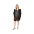 Maxine of Hollywood Swimwear Plus Size Solid Chiffon Caftan Cover-Up