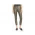 7 For All Mankind High-Waist Ankle Skinny Faux Pocket in Metallic Leopard