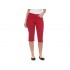 FDJ French Dressing Jeans Sunset Hues Denim Olivia Pedal Pusher in Red