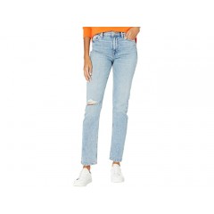 Hudson Jeans Holly High-Rise Straight Ankle in All Or Nothing