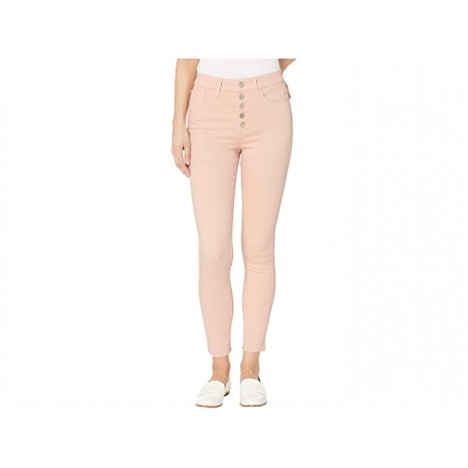 Joe's Jeans Charlie Ankle Exposed Button Fly & Cut Hem Jeans in Petal