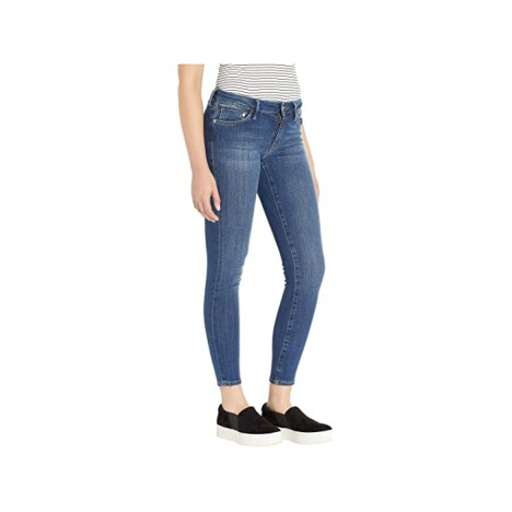 Mavi Jeans Adriana Mid-Rise Super Skinny Jeans in Indigo Supersoft