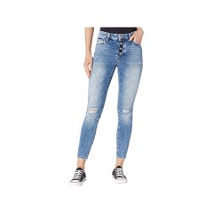 Mavi Jeans Tess High-Rise Ankle Skinny in Used Ripped Vintage