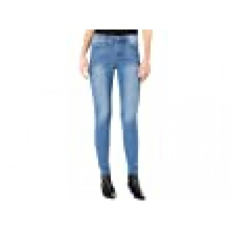 Nicole Miller New York Knit Denim Cuff Skinny Jeans