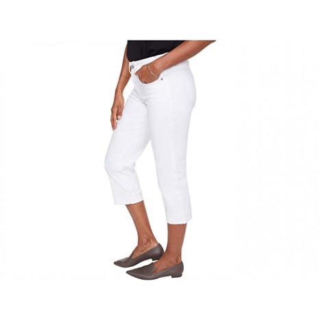 NYDJ Marilyn Crop Cuff Jeans in Optic White