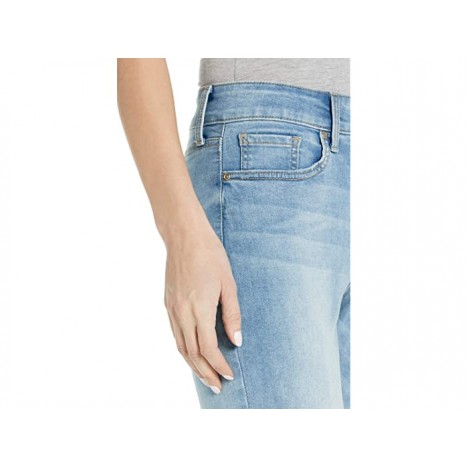 NYDJ Marilyn Straight Ankle Jeans with Side Slits in Biscayne