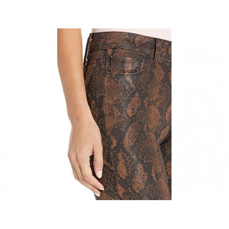 Paige Hoxton Ultra Skinny in Coated Brown Snake