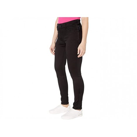 Seven7 Adaptive Adaptive Tummyless Skinny Side Zip Jeans in Black Rinse