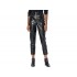 Blank NYC Leather Pressed Alligator High-Rise Five-Pocket Pants