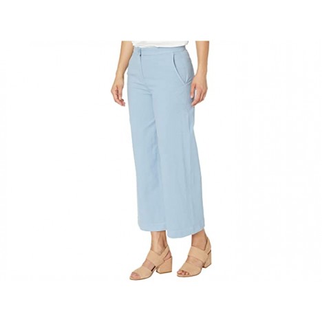 Eileen Fisher Petite Organic Cotton Hemp Stretch Wide Leg Ankle Pants