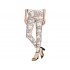Lisette L Montreal Aruba Print Pull-On Ankle Pants with Side Stripe