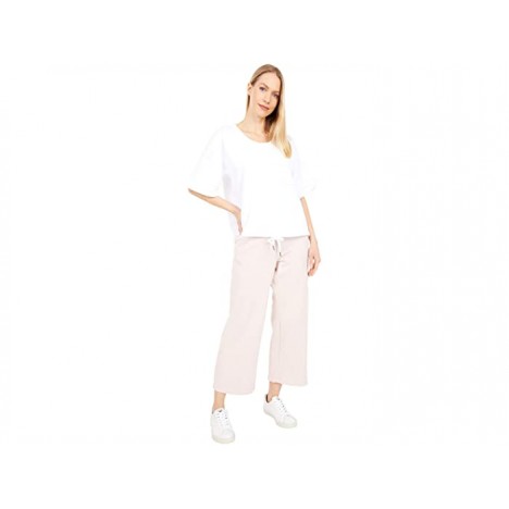 Mod-o-doc Cashmere French Terry Crop Straight Leg Pants