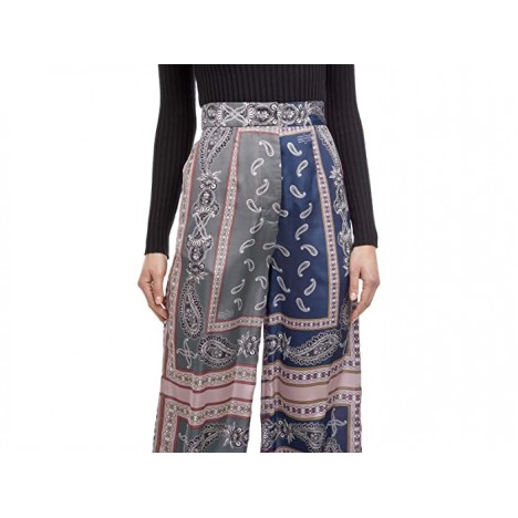 rokh Long Scarf Print Trousers