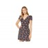 Adrianna Papell Ditsy Floral Jacquard A-Line Dress
