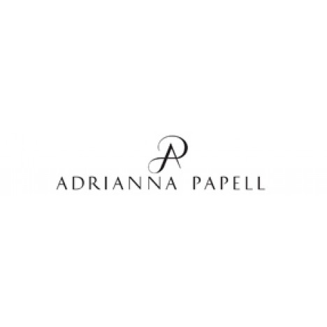 Adrianna Papell Mitered Banded Jersey Dress