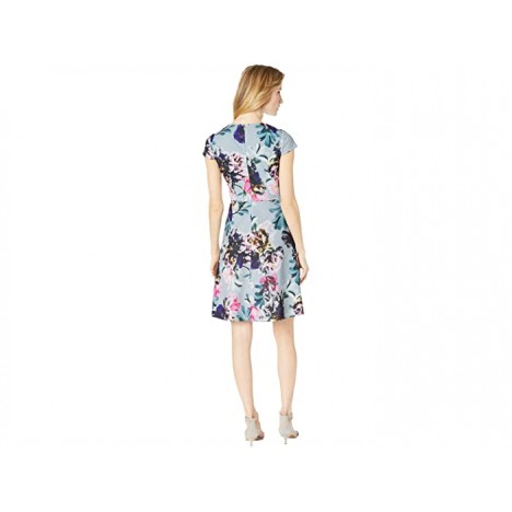Adrianna Papell Mystic Floral Fit and Flare Dress