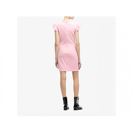 Boutique Moschino Ruffle Shoulder Shift Dress