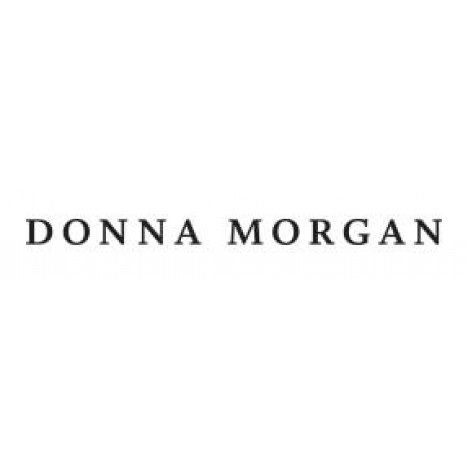 Donna Morgan Sleeveless Georgette Pleated Skirt Dress with Tie-Neck