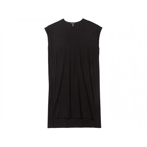 Eileen Fisher Petite V-Neck High-Low Dress