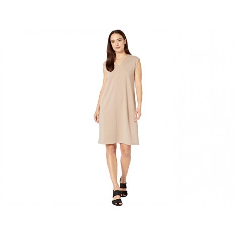 Eileen Fisher Petite V-Neck Knee Length Dress