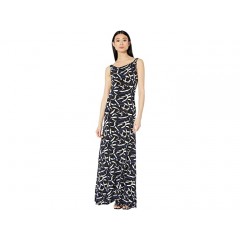 M Missoni Open Back Printed Jersey Long Gown