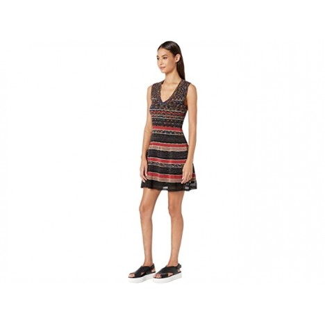 M Missoni Striped Lurex Sleeveless Dress