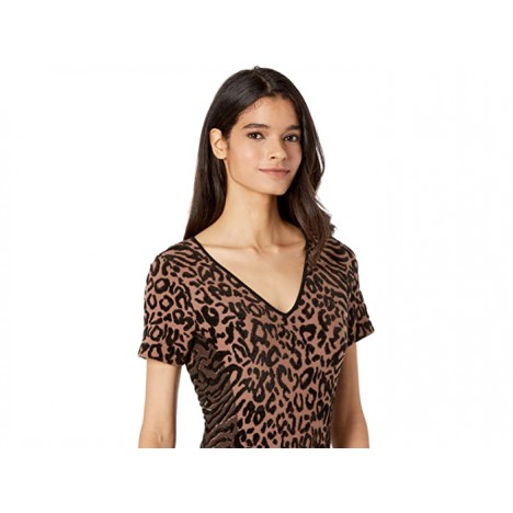 Milly Animal Print Fitted Dress
