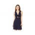Susana Monaco Bow Front Sleeveless Cutout Dress