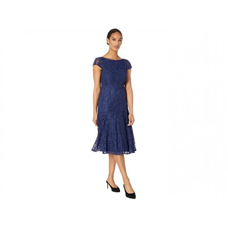 Vince Camuto Lace Midi with Cap Sleeve