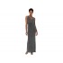 Vince Camuto Sleeveless Metallic Knit Gown