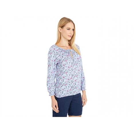 Lucky Brand Printed Peasant Top