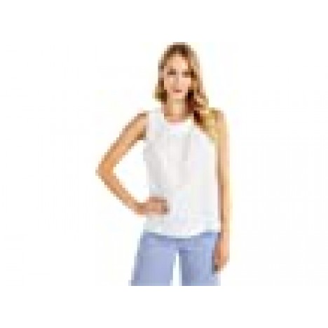 Lucky Brand Smocked Woven Tank Top