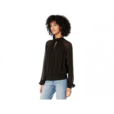 The Kooples Turtleneck Top with Plunging