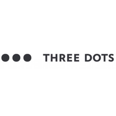 Three Dots Portofino Stripe Button Up Flutter Sleeve Top