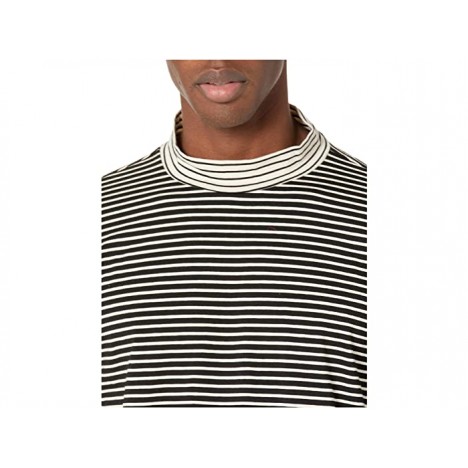 NATIVE YOUTH Jameson Long Sleeve High Neck Stripe T-Shirt