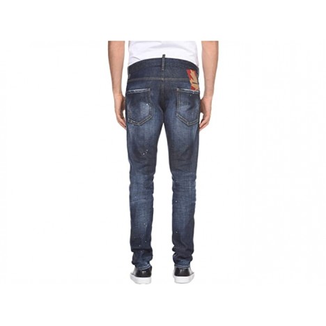 DSQUARED2 Dark I-Phone Wash Cool Guy Jeans in Blue