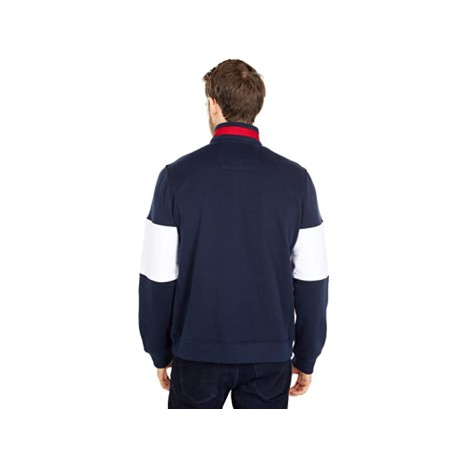 Nautica Color-Block 1 4 Zip Fleece Sweater