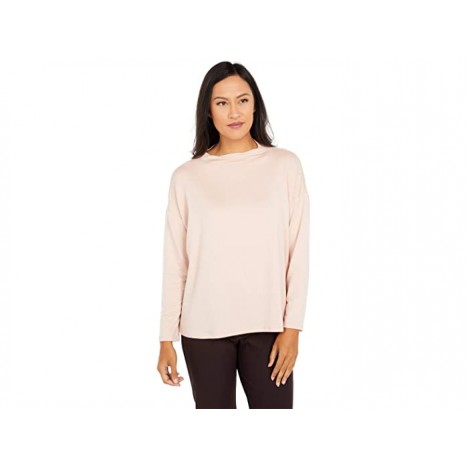 Eileen Fisher Funnel Neck Box Top