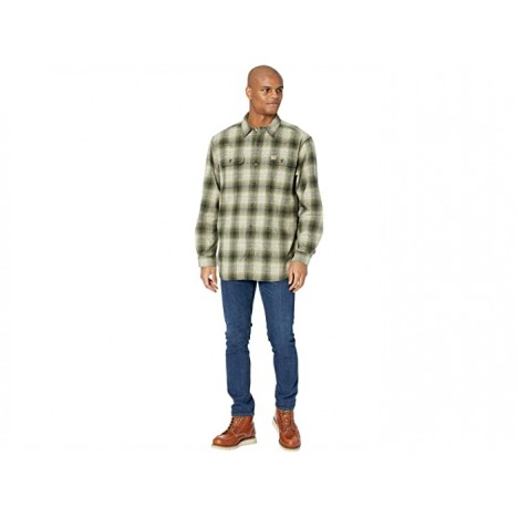 Carhartt Original Fit Flannel Long Sleeve Plaid Shirt