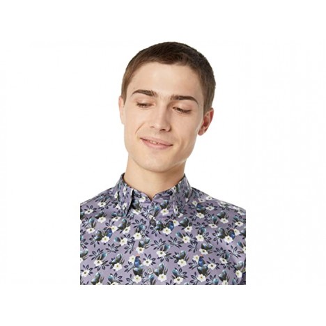 Ted Baker She Can Long Sleeve Bird and Flower Print Shirt