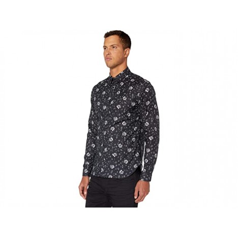 The Kooples Classic Collar Button-Down Shirt in A White, Flower Print